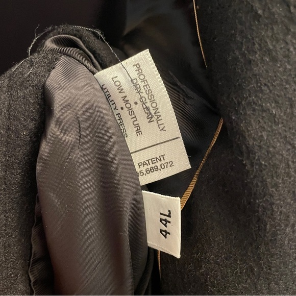 Hart Schaffner Marx Blazer Jacket 100% Cashmere Black Mens Coat 44 - Picture 8 of 13